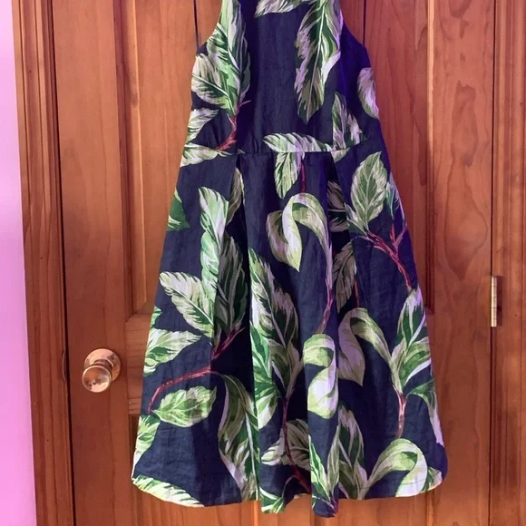 NWOT Tropical Ann Taylor Blue and Green Size 6P dress - Picture 2 of 10